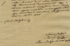 Kékkői urasági börtönből szökött rabnő országos körözésének kérése. 1848.07.13.