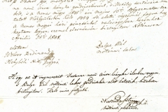 Árva leány tartását igazoló és a megye által kiutalt összeg átvételéről szóló nyugta, Nőtincs. 1848.04.25.