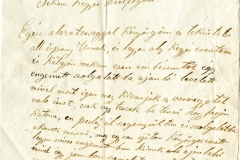 Az alispántól ajánlólevelet kér Horváth Bertalanné, kisecseti katona felesége, hogy szolgálatba állhasson. 1848.10.29.