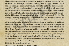 Kovács István kerületi esküdt jelentése az önkéntesek és sorshúzásosak névsorával. 1848.10.19.
