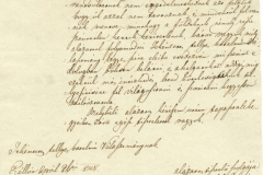 Kállói kántor panasza, hogy földjeit nem művelik + jelentés a kivizsgálásról. 1848.04.26.