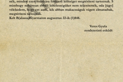 Kállói kántor panasza, hogy földjeit nem művelik + jelentés a kivizsgálásról. 1848.04.26.
