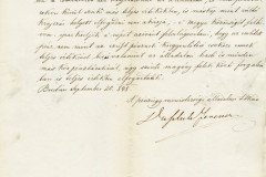 Pénzügyminisztériumi leirat a losonci postamester panaszára, hogy a rézkrajcárokat is el kell fogadni teljes értékű fizetőeszközként. 1848.09.20.