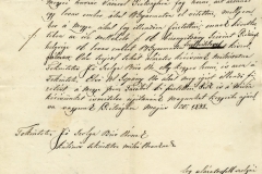 Vácról hozott hivatalos levelek Rétságról továbbítása Balassagyarmatra. 1848.05.20.