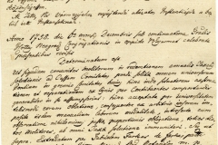 Megyebeli molnár céh kérése, hogy a megyével korábban kötött egyességet változtassák meg és mellékletei. 1848.09.03.