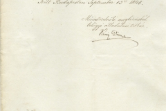 Megyebeli molnár céh kérése, hogy a megyével korábban kötött egyességet változtassák meg és mellékletei. 1848.09.03.