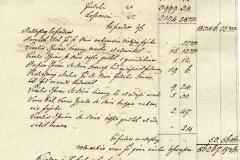 Vármegyei házi és hadi pénztár vizsgálatáról tételes jelentés. 1848.11.18.