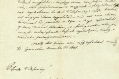 Tiszteletbeli megyei főorvosnak jelentkezik egy orvostudor. 1848.12.03.